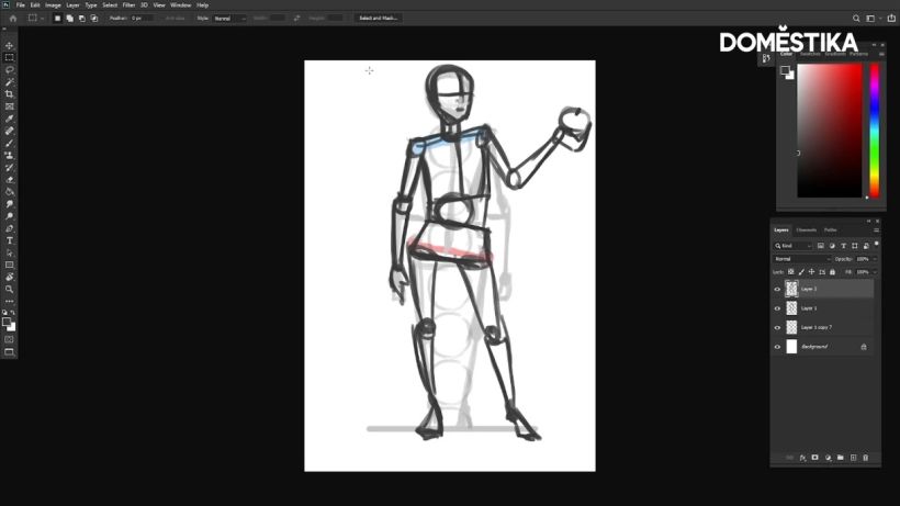 In his tutorial, illustrator Georgi Georgiev teaches you how to define proportions of the female figure.