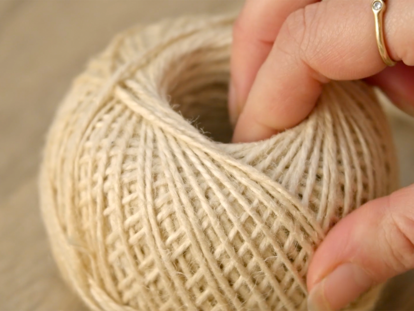Hemp is a sustainable material for macramé projects and good for creating a natural finish.