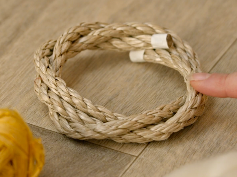 Synthetic cord is strong thanks to its braided texture, and is good for outdoor projects.