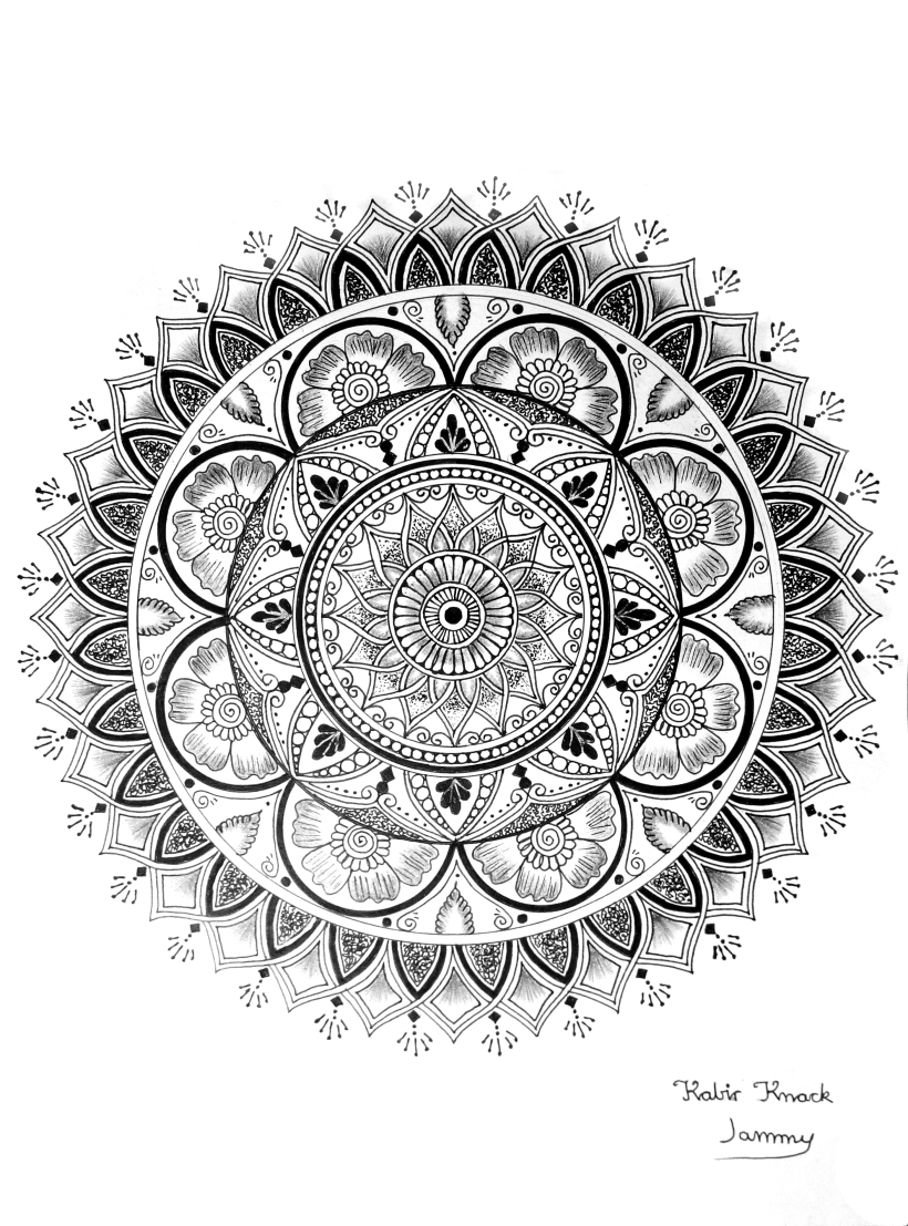 My project for course: The Art of Mandala Drawing: Create Geometric  Patterns