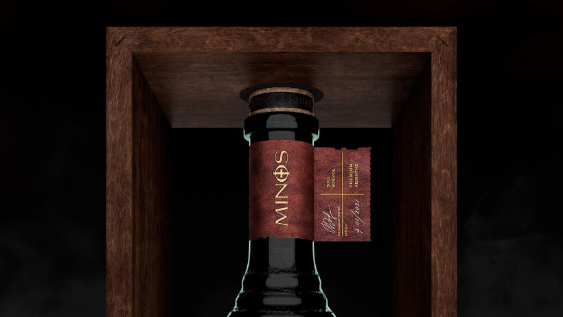 Minos™ Absinthe - Bottle and Packaging Design 10