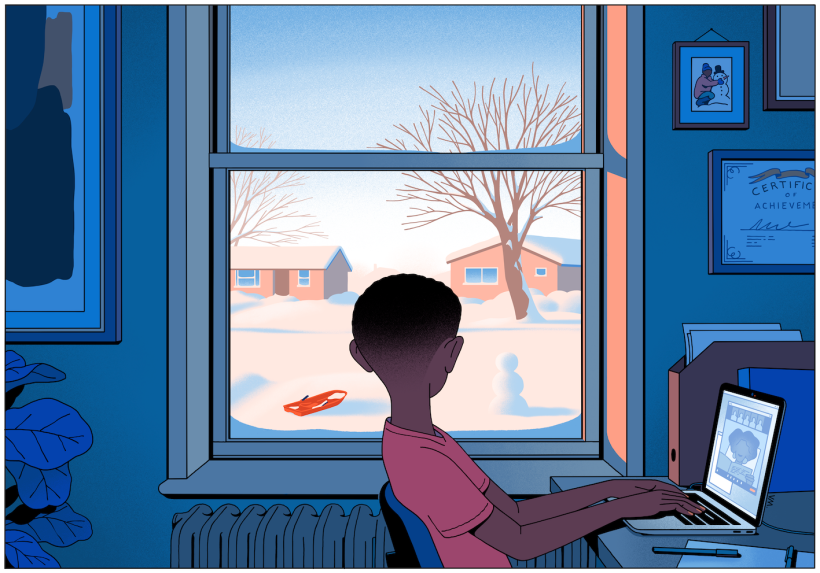 NY Times Kids - The end of snow days