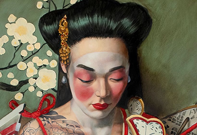 Geisha Samurai Beautiful Bizarre Art Prize Finalist 2022 3