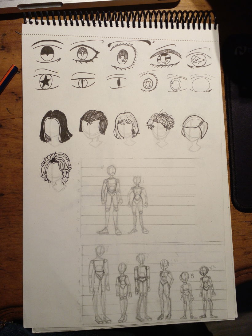 Mi proyecto del curso: Creación de personajes manga 6