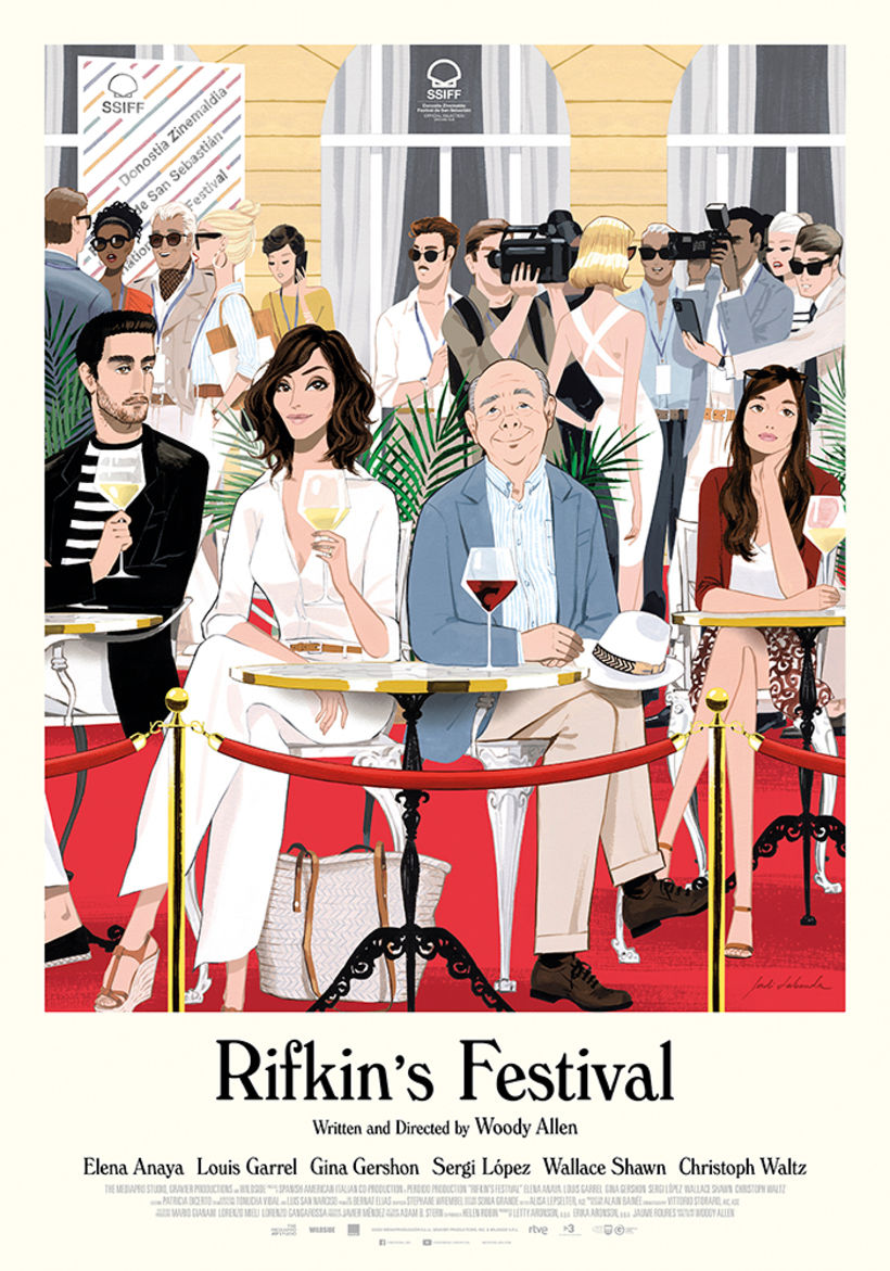 RIFKIN’S FESTIVAL DE WOODY ALLEN Poster oficial de la película Rifkin's Festival de Woody Allen 2020