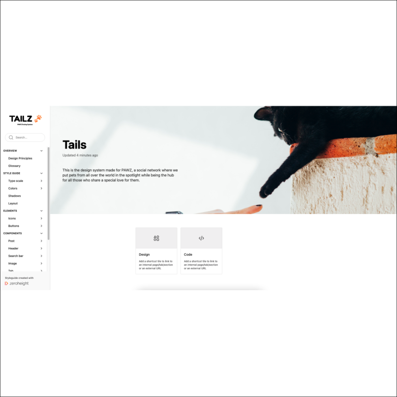 TAILZ Design System con Figma, Zeroheight y Zeplin 1
