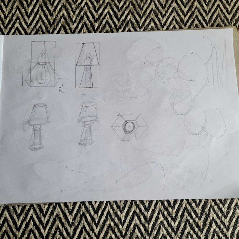 Estos son algunos diseños de lámparas que se me han venido a la cabeza