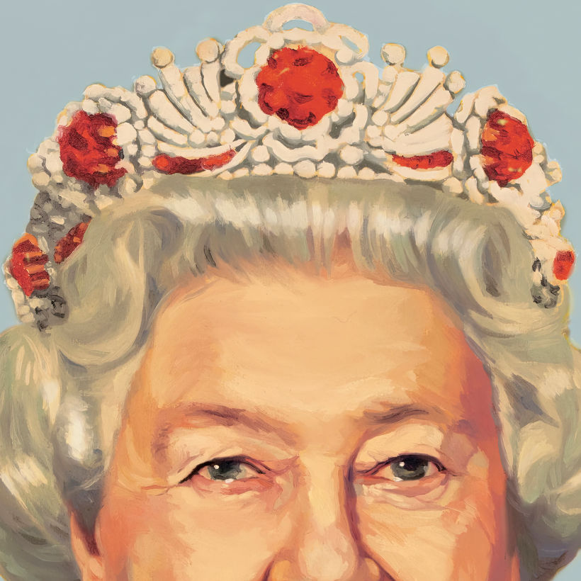 Retrato de la Reina Isabel II 3
