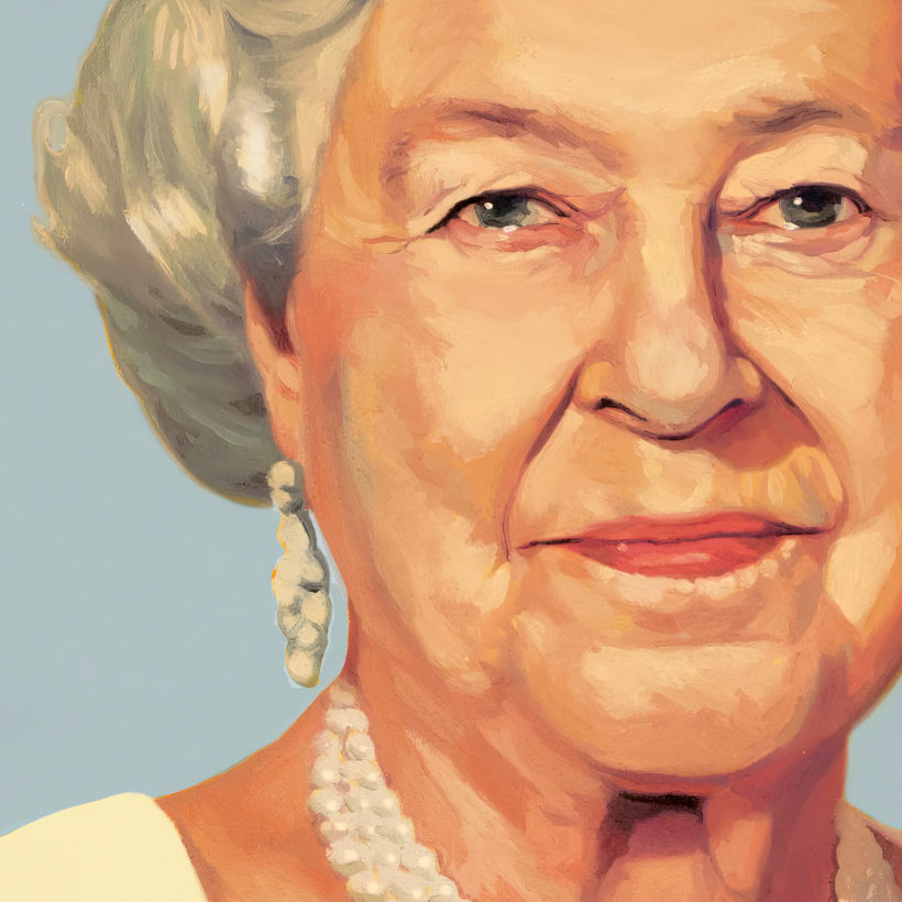 Retrato de la Reina Isabel II 5