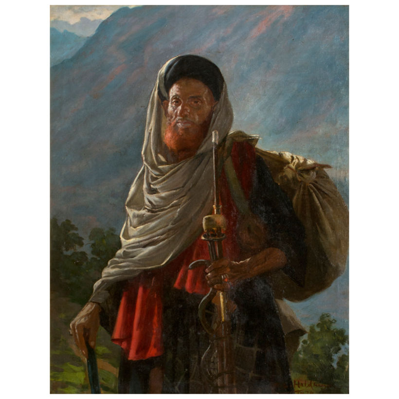 Painting of a Mohamedan at the museum