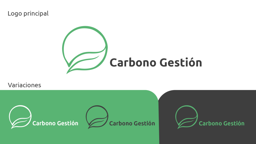 Logotipo & Branding "Carbono Gestión" 4