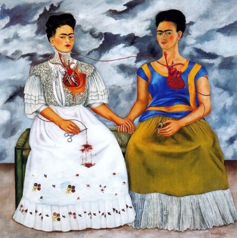Les Deux Fridas" de Frida Kahlo.