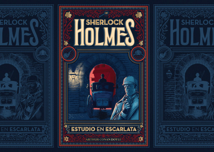 Sherlock holmes: Estudio en escarlata / A. Conan Doyle / Editorial El Ateneo 📖🔍 1