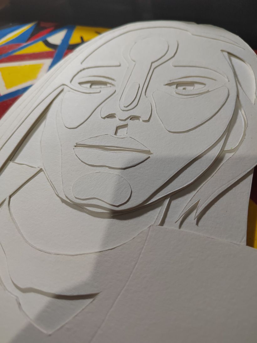 Mi proyecto del curso: Retratos 3D con capas de papel 2