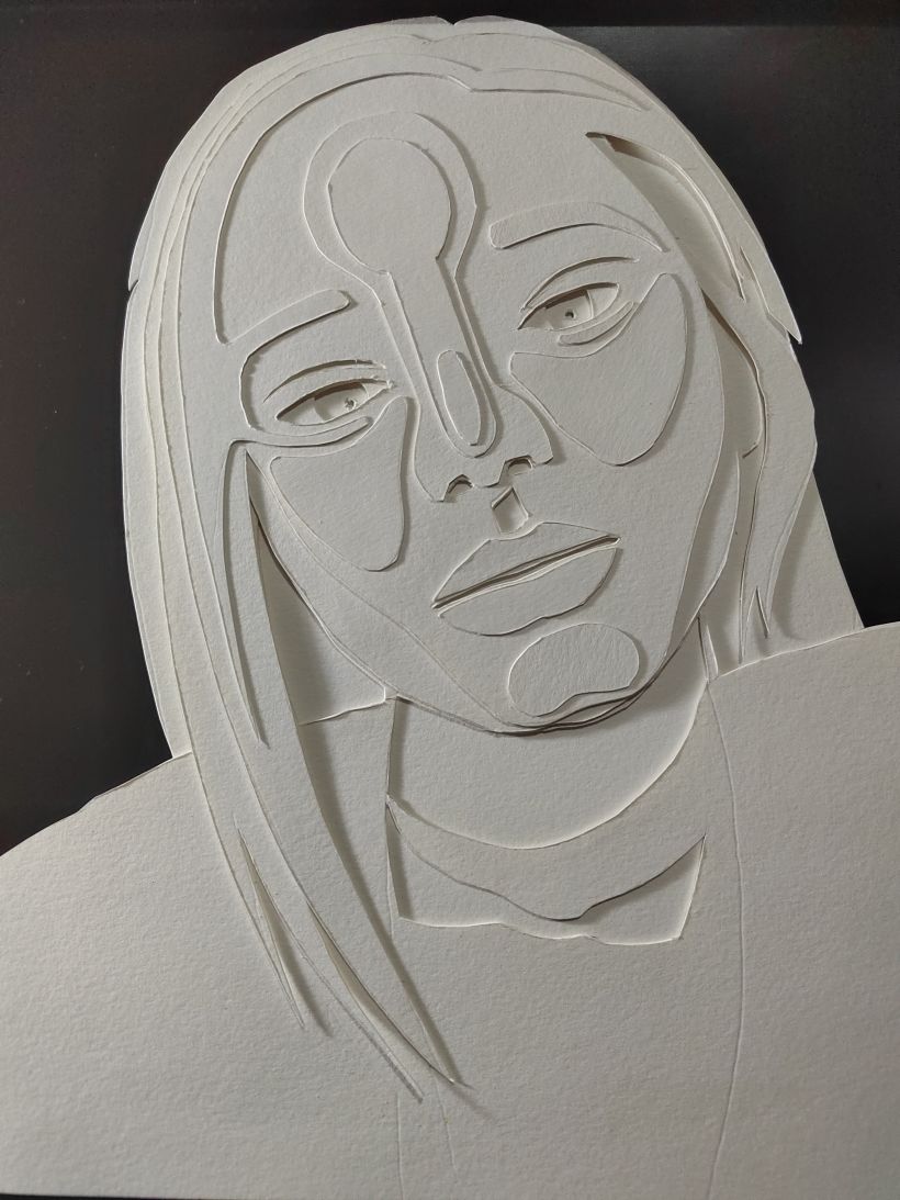 Mi proyecto del curso: Retratos 3D con capas de papel 3