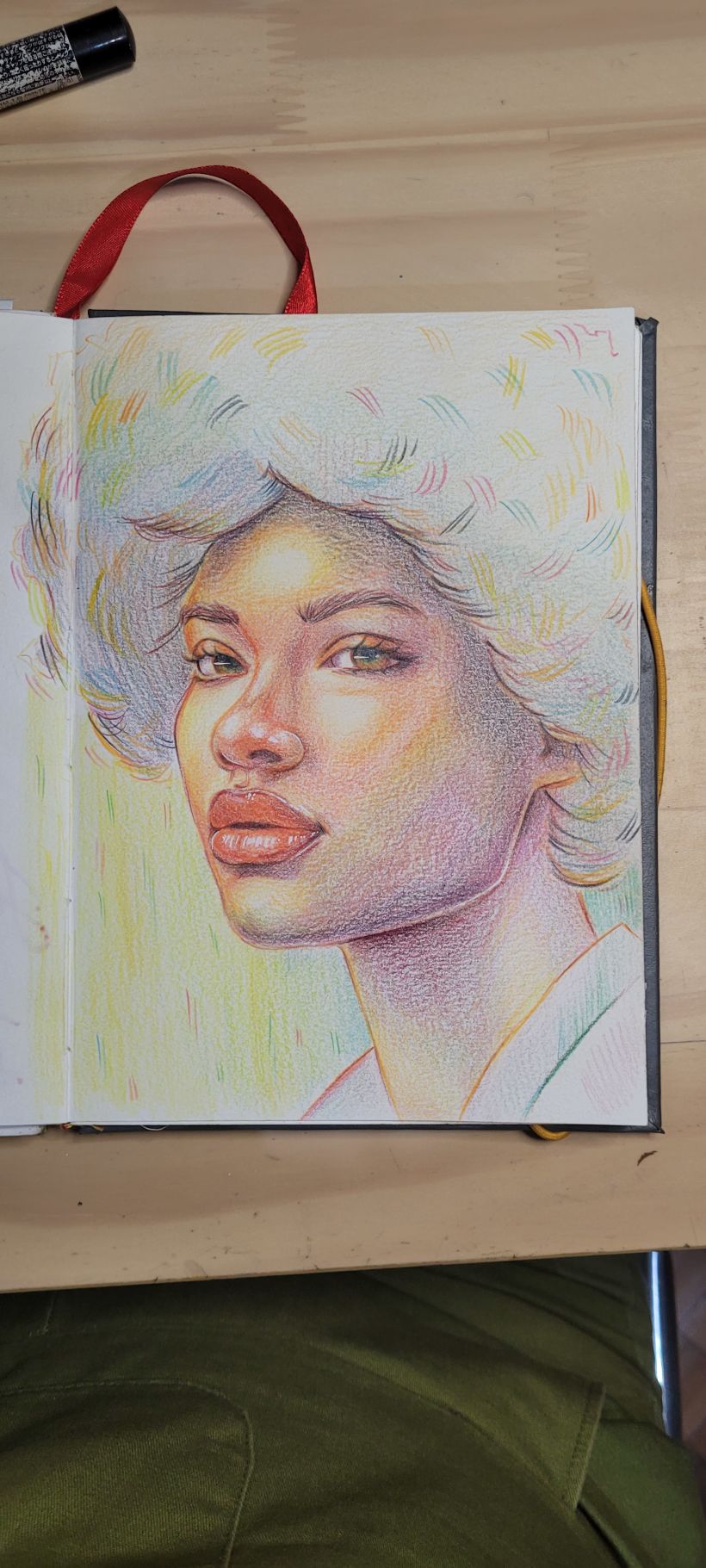 Meu projeto do curso: Desenho de retratos vibrantes com lápis de cor 7