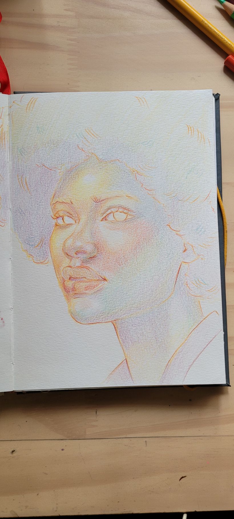 Meu projeto do curso: Desenho de retratos vibrantes com lápis de cor 8