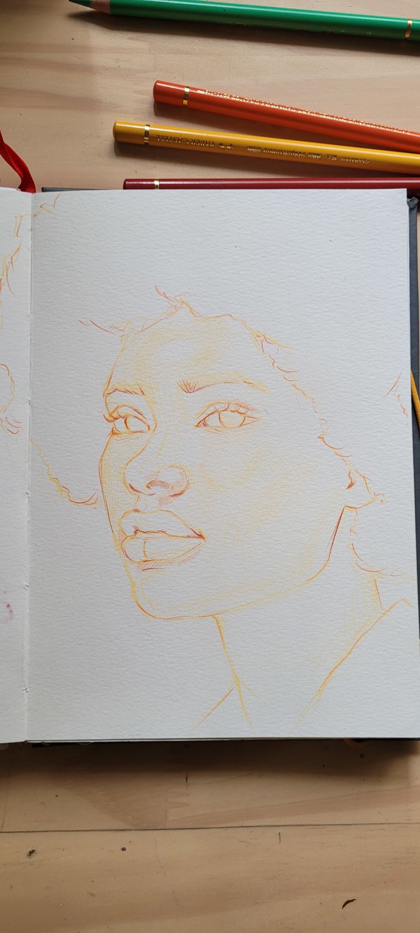 Meu projeto do curso: Desenho de retratos vibrantes com lápis de cor 10