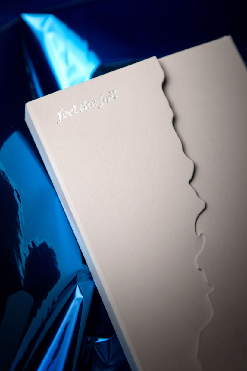 Feel the foil | Promotional piece design 3