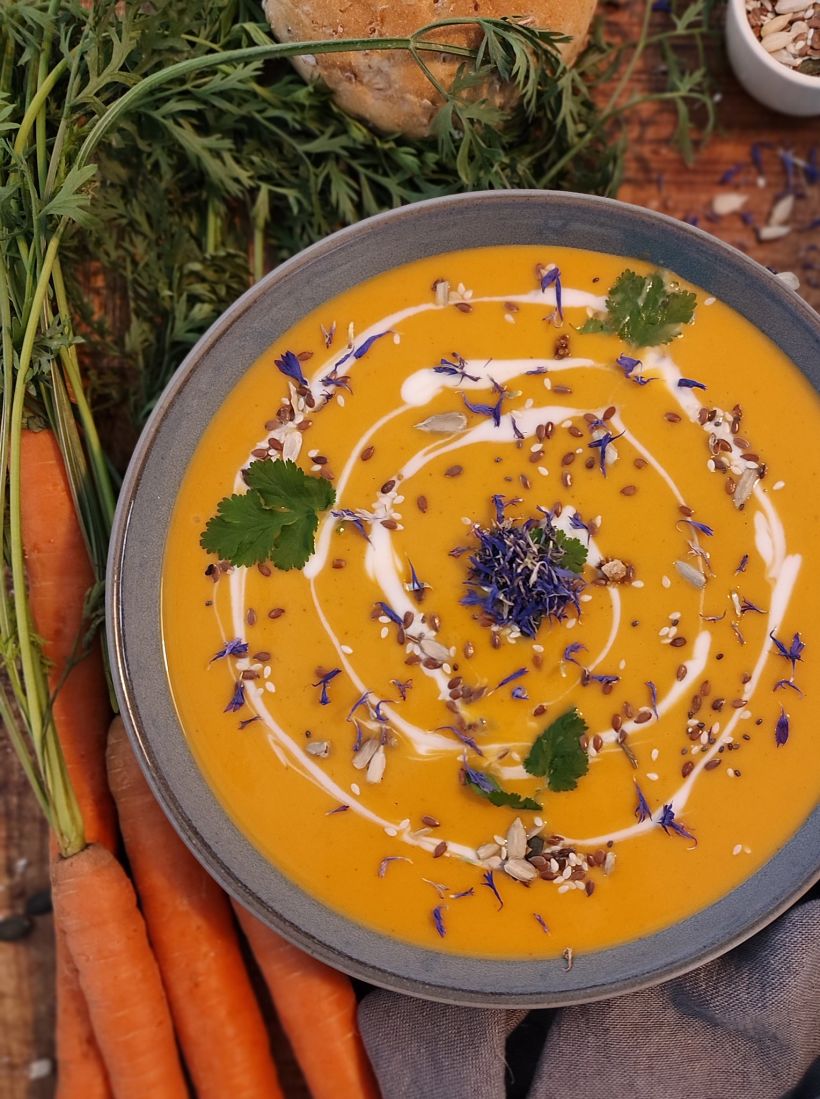 Mi sopa de zanahoria "hygge". Proyecto del curso: Food styling y fotografía para Instagram 9