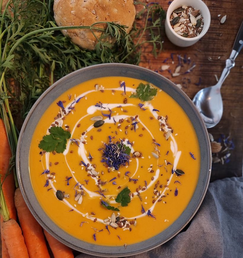 Mi sopa de zanahoria "hygge". Proyecto del curso: Food styling y fotografía para Instagram 10