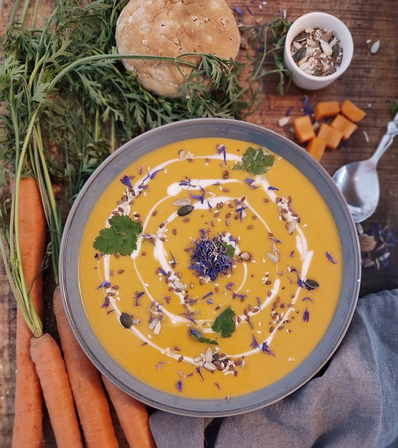 Mi sopa de zanahoria "hygge". Proyecto del curso: Food styling y fotografía para Instagram 6