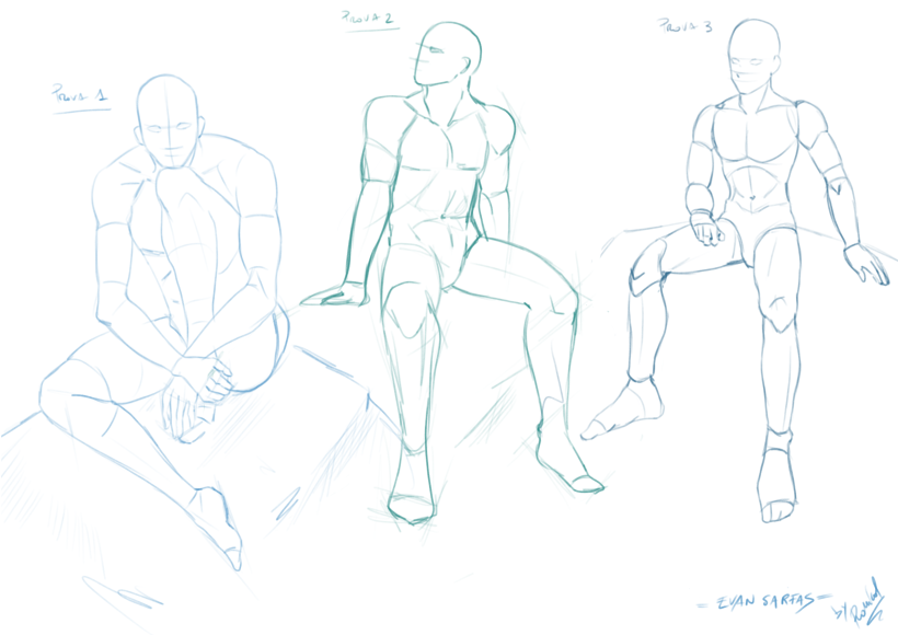 Sitting Anime Poses 50 Drawing Reference Guides - Etsy