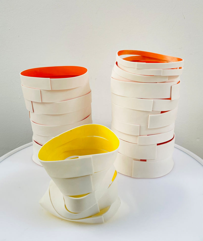 Porcelain - cast, handbuilt 2022