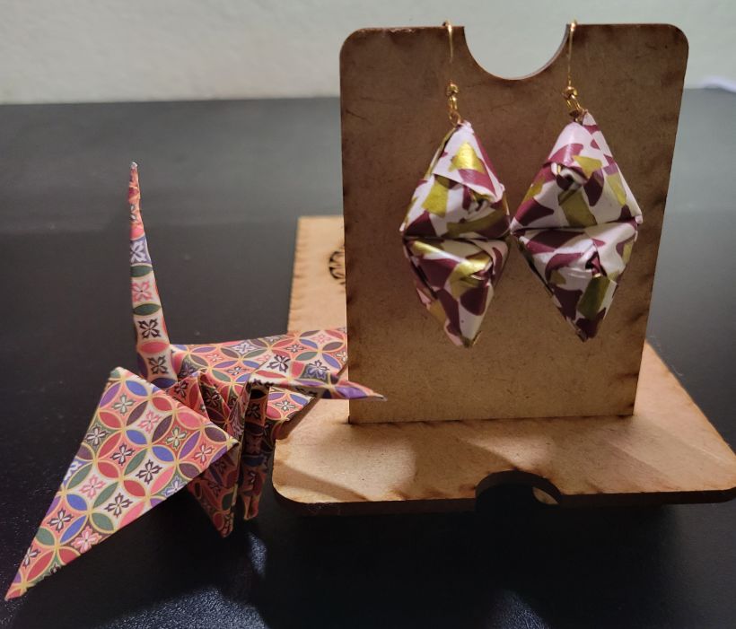 My project for course: Paper Jewelry-Making with Origami Techniques 6