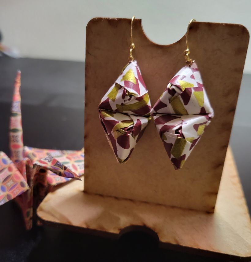 My project for course: Paper Jewelry-Making with Origami Techniques 7