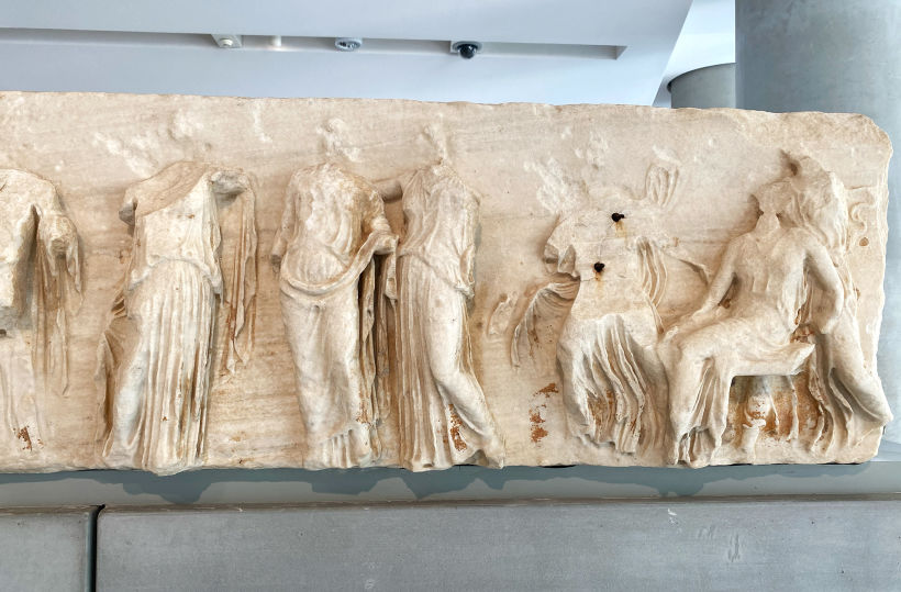 My main inspiration source was ancient bas-reliefs from Acropolis.
