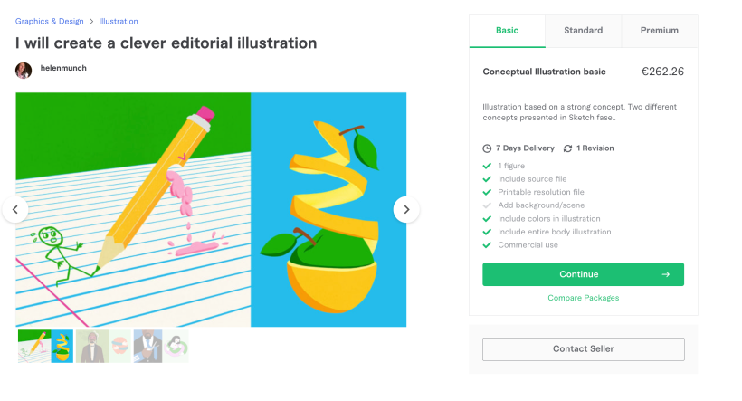 My project for course: Becoming a Creative Freelancer on Fiverr 4