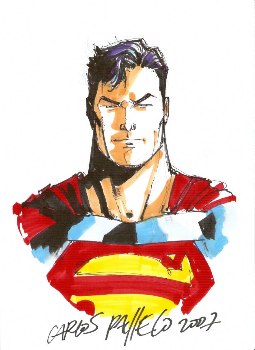 Superman, por Carlos Pacheco. 
