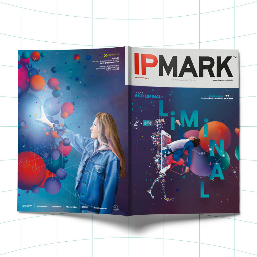 Liminal, diseño para la revista IPMARK 5