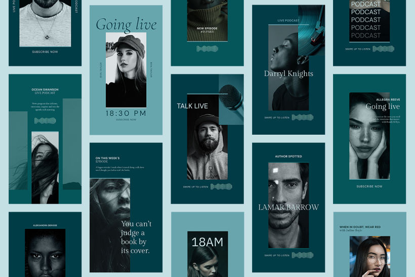 Animated Instagram templates for Canva & Photoshop 6