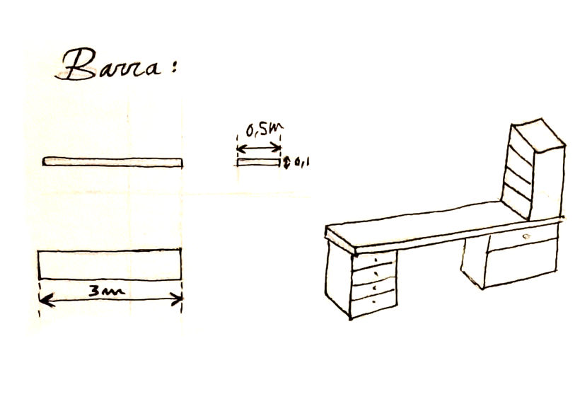 Barra / Boceto de objeto (habitación)