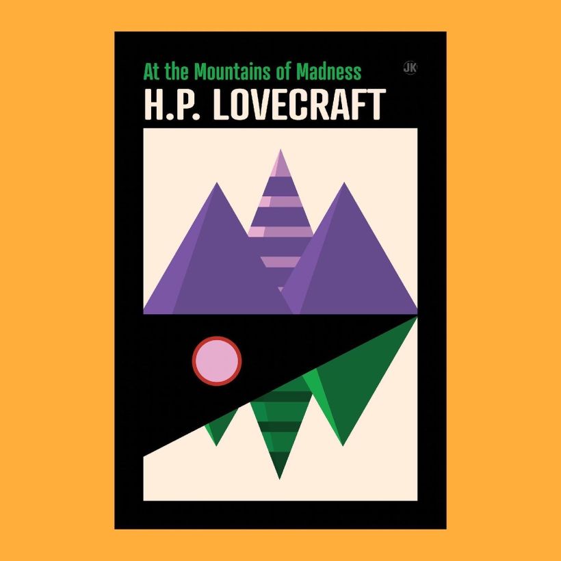 Minimalist Graphic Design - H.P. Lovecraft Book Covers / Posters 3