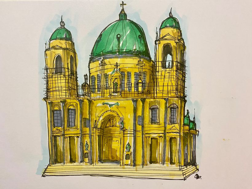 My project for course: Expressive Architectural Sketching with Colored Markers 2