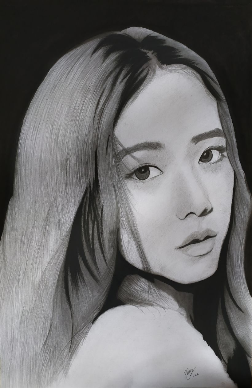 Portrait of Korean Ulzzang type girl