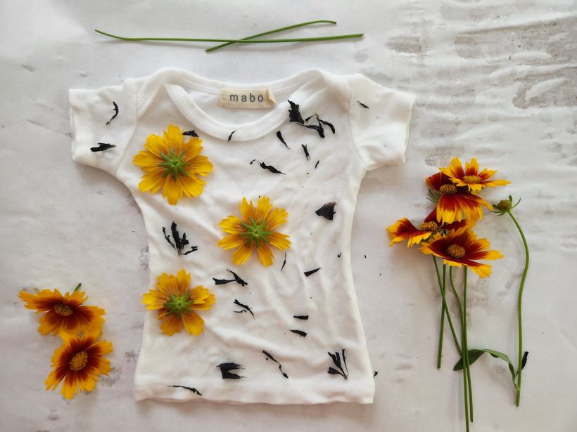 Floral Printing on Cotton Baby Basics 1