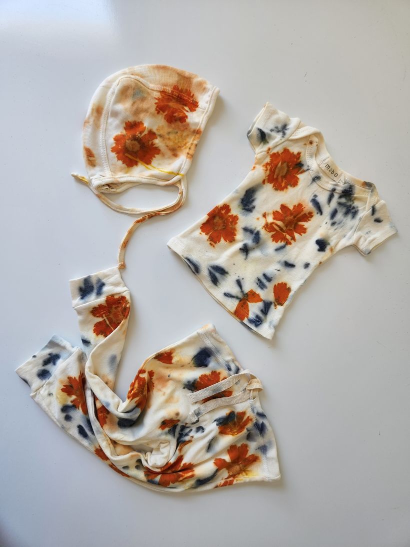 Floral Printing on Cotton Baby Basics 5