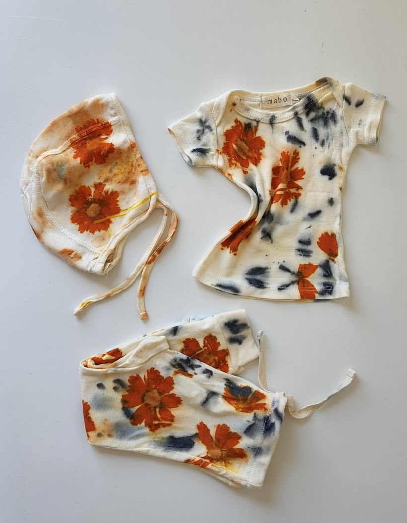 Floral Printing on Cotton Baby Basics 6