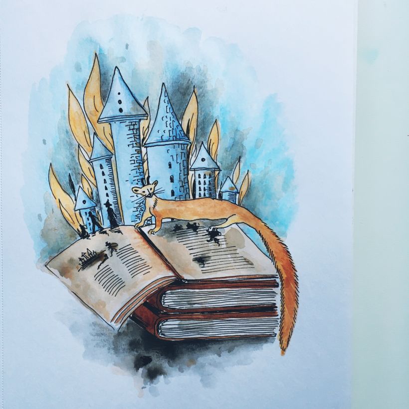 “Inkheart”: My project for course: Illustrated Stories: From Idea to Paper 2