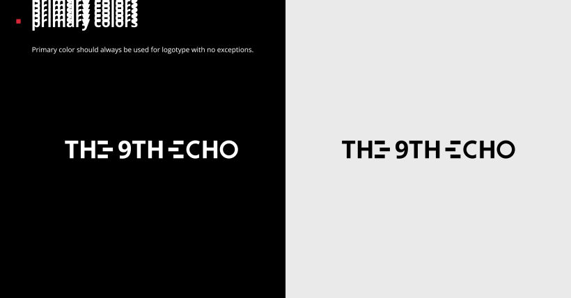 The 9th Echo project made for course: Logotype Design for Brand Identity 7