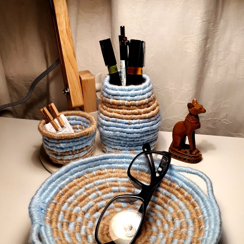 My project for course: Basket Weaving for Beginners: The Coiling Technique 2