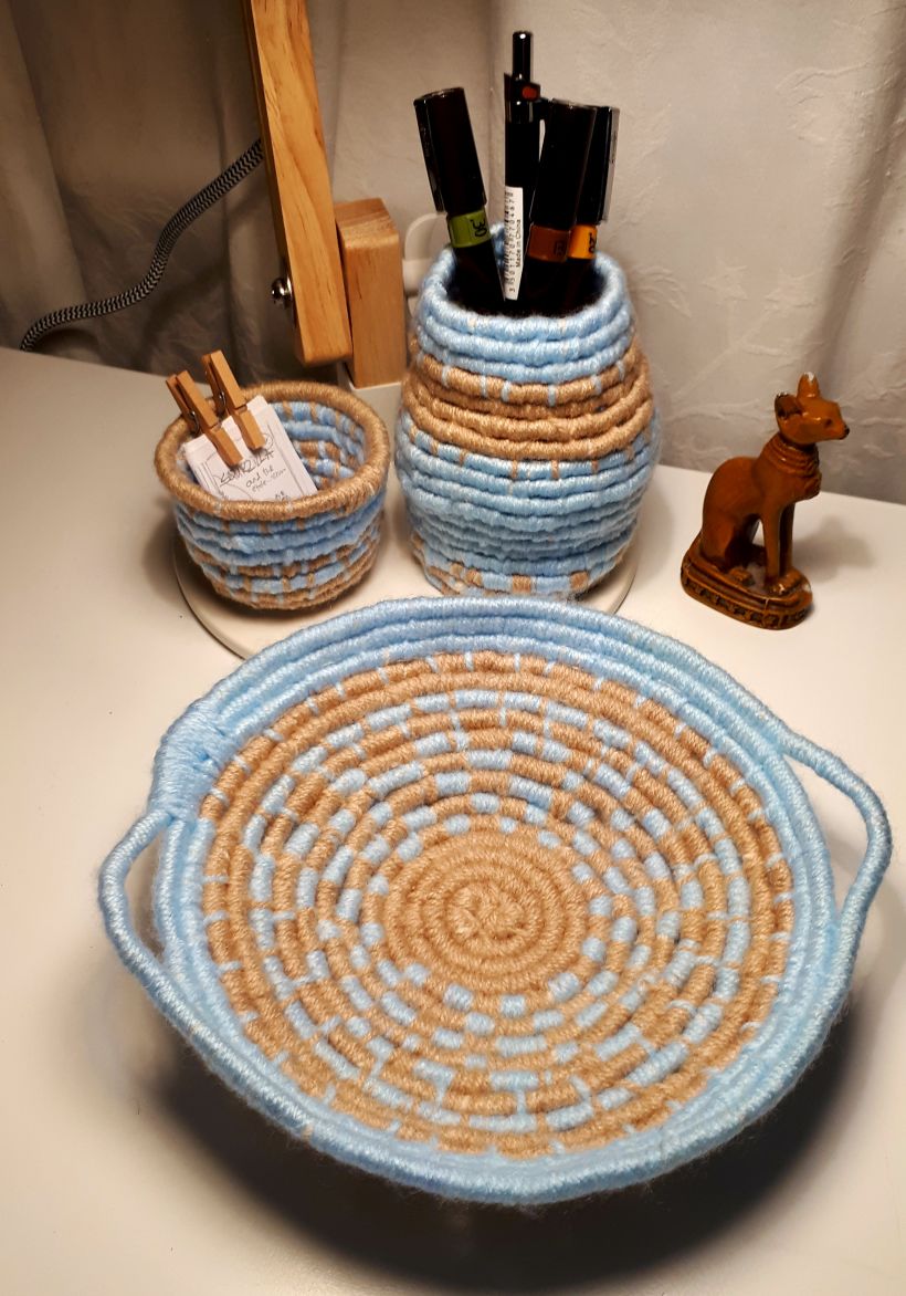 My project for course: Basket Weaving for Beginners: The Coiling Technique 3