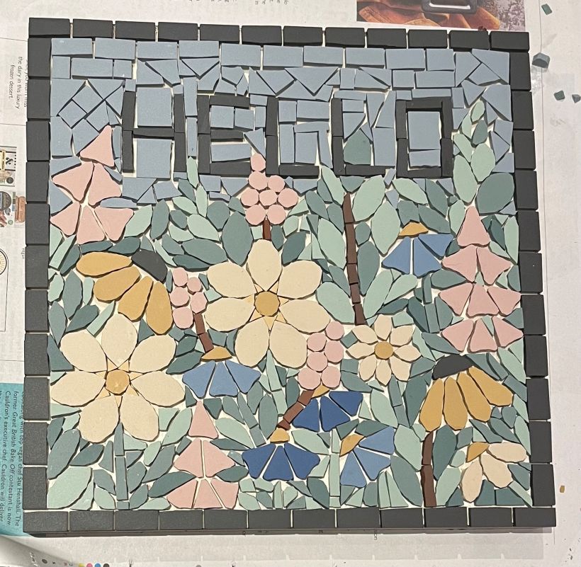 My project for course: Modern Mosaic Art: Make Floral Compositions with Tiles 2