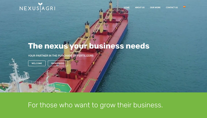nexusagri.com (marca, diseño y maquetación del sitio)