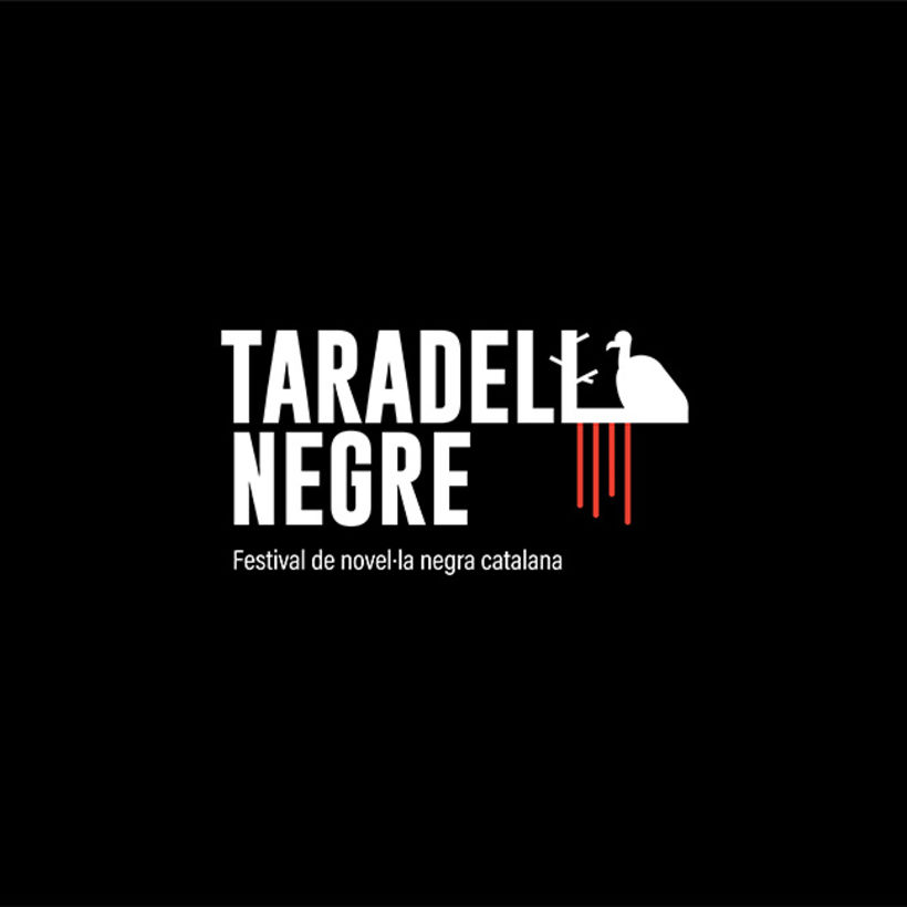 Branding para "Taradell Negre"festival de novela negra catalana