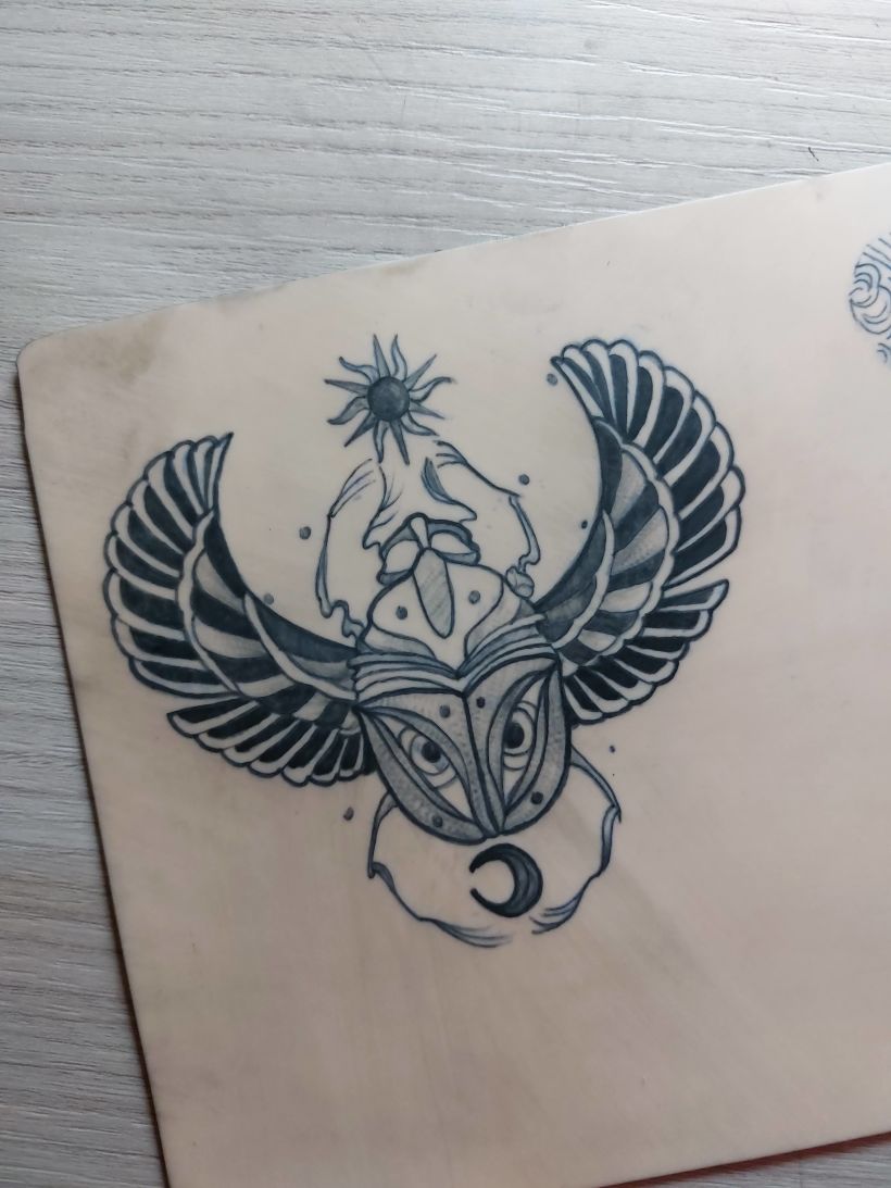 Mi proyecto del curso: Técnicas de tatuaje blackwork con línea fina 1